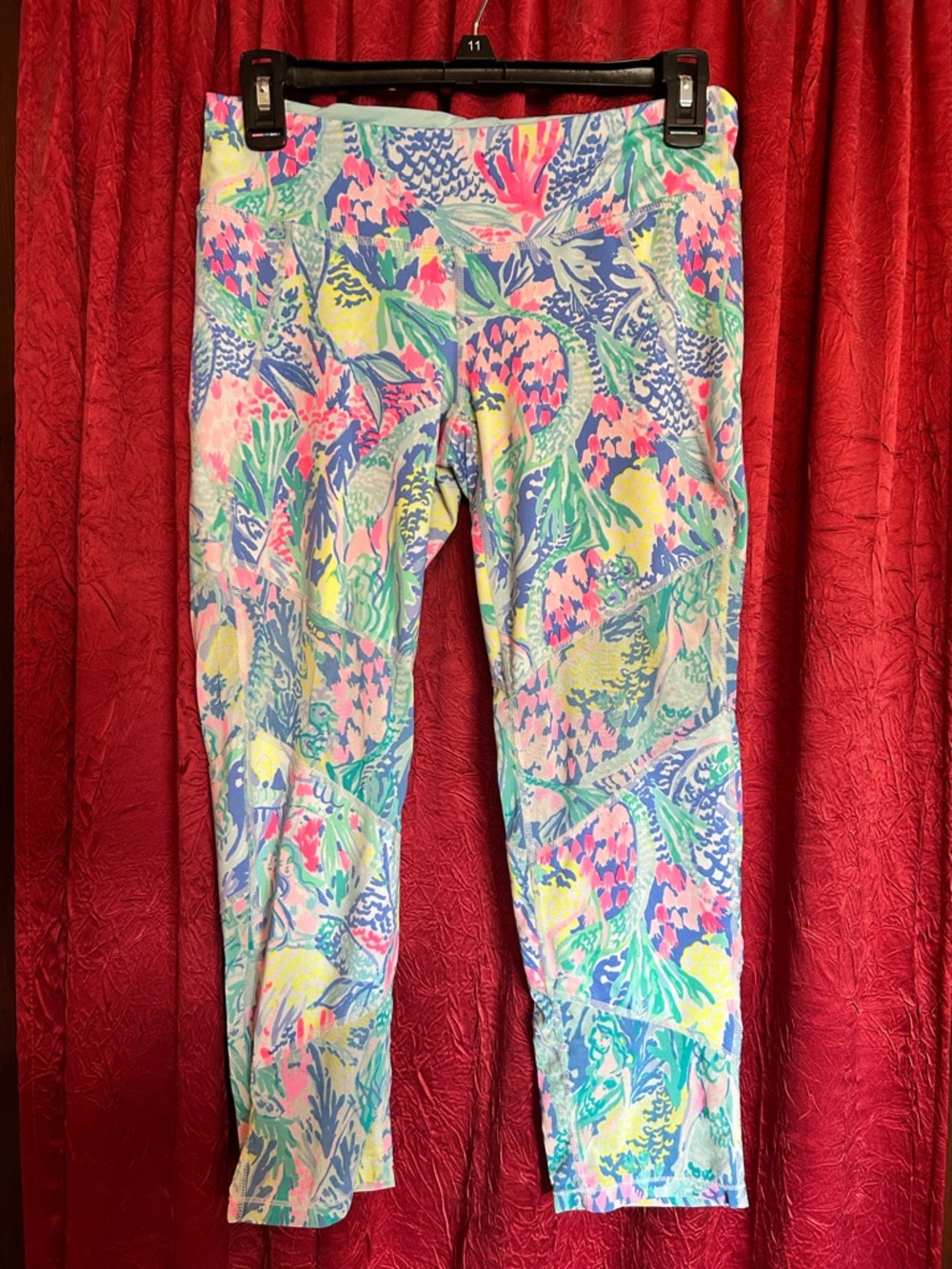 Lilly Pulitzer Multicolor Tropical Print LuxLeggings - Pink, Blue, Green, Yellow
